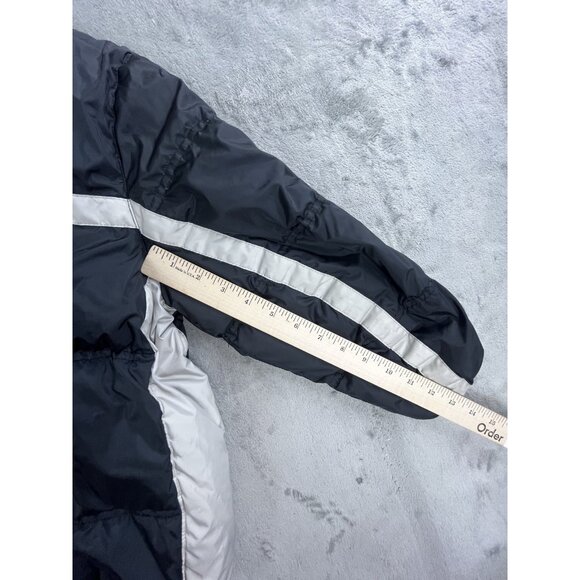 VTG Nike Jacket Boys Small Reversible Puffer Winter Coat Swoosh Embroidered Y2K - Picture 8 of 16